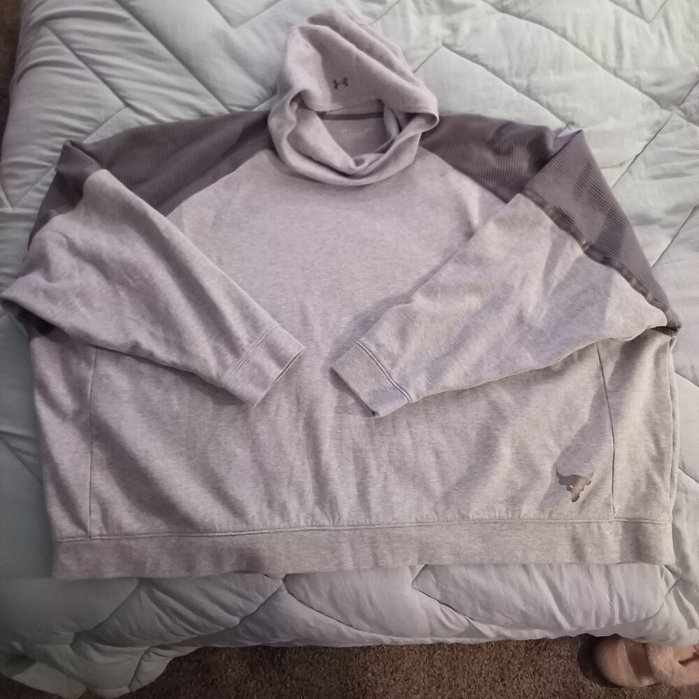 Under Armour Project Rock Oversized Hoodie Size L